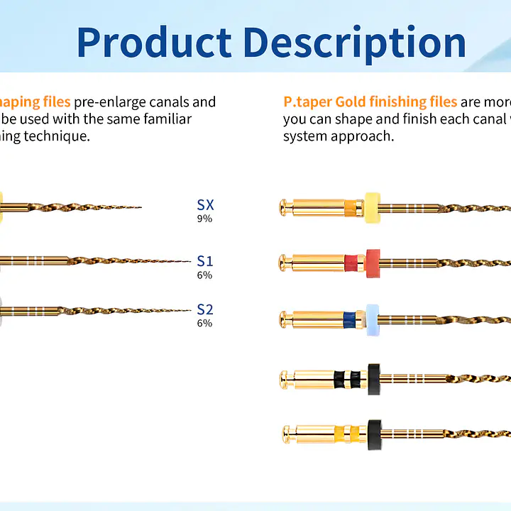 Ecoflex Gold Files | #30 | Blue | 6% | 21mm - Master