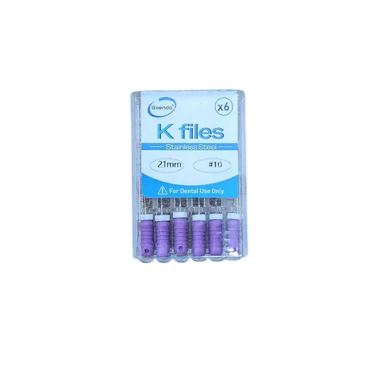 K-File #10 Length 21mm Stainless steel : GoEndo Brand - Master
