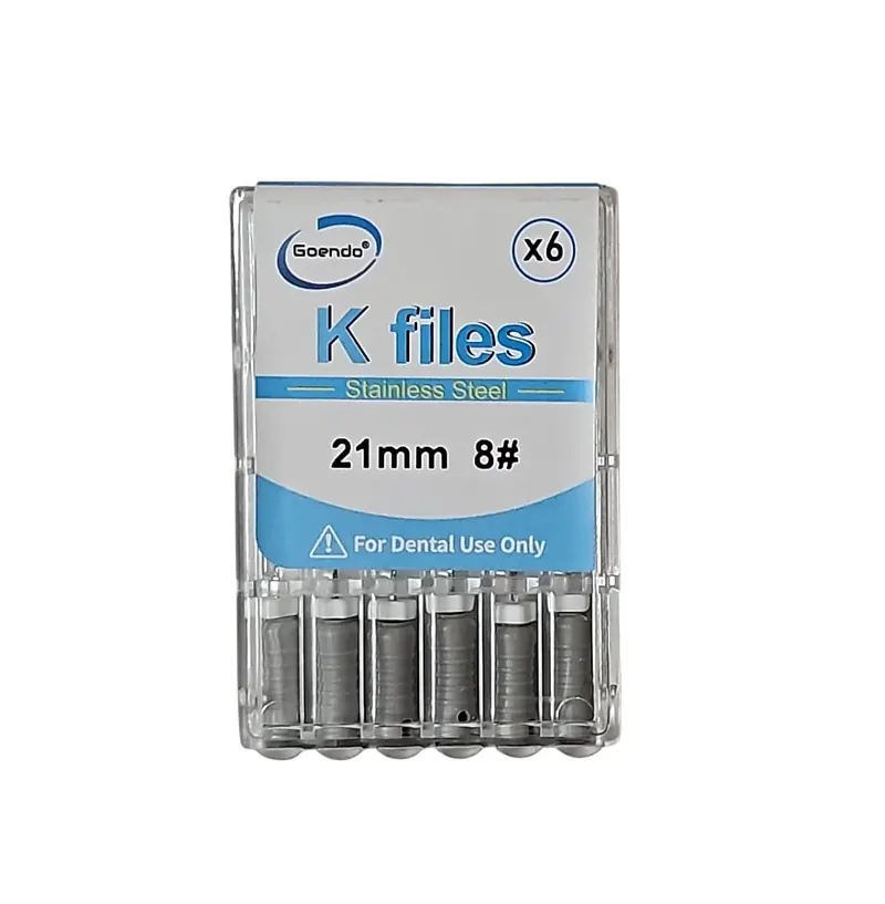 K-File #08 Length 21mm Stainless steel : GoEndo Brand - Master