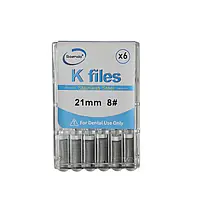 K-File #08 Length 21mm Stainless steel : GoEndo Brand - Master