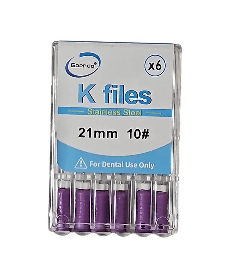 K-File #10 Length 21mm Stainless steel : GoEndo Brand - Master