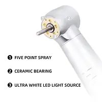 EKO-SHADOWLESS 5 LED HANDPIECE, CERAMIC BEARING, PUSH BUTTON, SUPER TORQUE. - Master