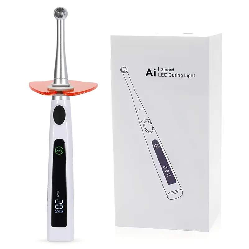 Eko-AI 1 Second LED Dental Curing Light Cordless Rechargeable | 4 Curing Programs, Cordless Design, Rechargeable Battery, LED Technology, 1 Second Cure - Master