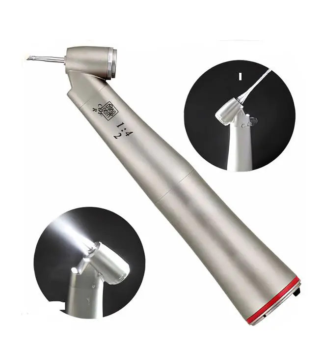 EKO-1:4.2 CONTRA ANGLE FIBER OPTIC HANDPIECE INTERNAL IRRIGATION FOR ELECTRIC MOTOR,SURICAL USE. - Master