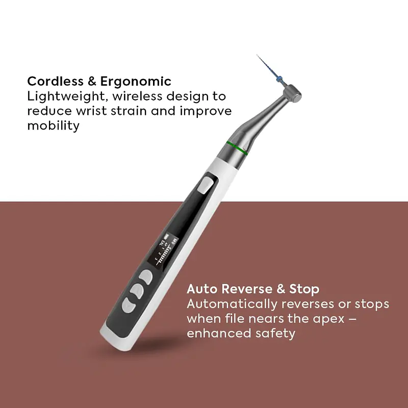 GoEndo Cordless Endomotor All-in-one with inbuilt apex locator. - Master