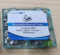 BONDABLE BUCCAL TUBE 1ST MOLAR U1L1, MESH BASE. (SET OF 50 PCS) - Master