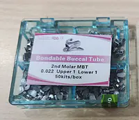 BONDABLE BUCCAL TUBE 2ND MOLAR U1L1, MESH BASE. ( 50 SETS) - Master