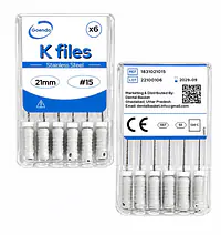 K-File #15 Length 21mm Stainless steel : GoEndo Brand - Master