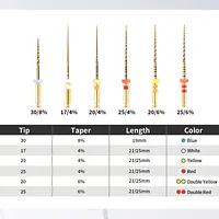 Ecoflex Pro Files | #20 | Yellow | 6% | 21mm - Master