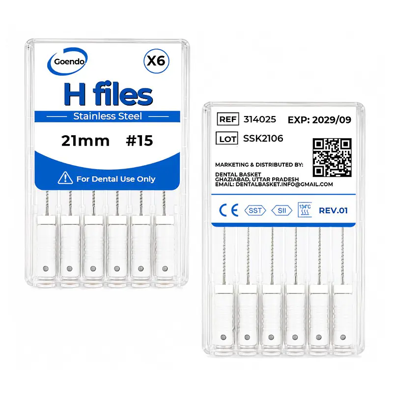 GOENDO SS H-FILE- #15 21mm - Master