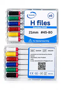 GOENDO SS H-FILES (45-80) 21MM - Master