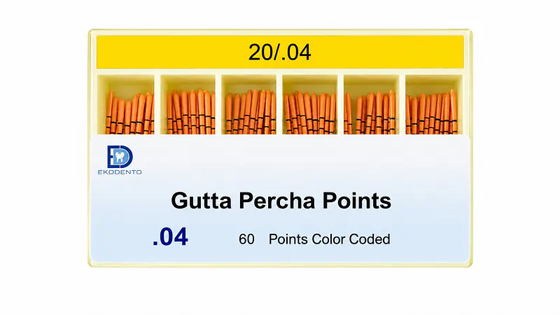EKODENTO GUTTA PERCHA POINT 4% -#20 - Master