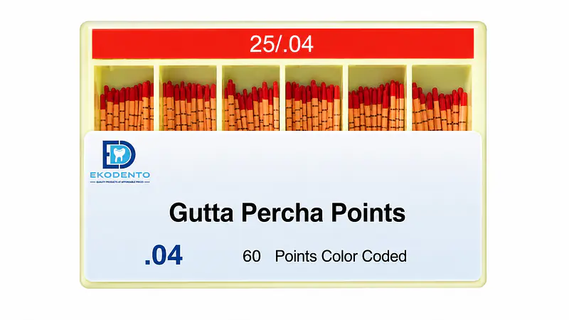 EKODENTO GUTTA PERCHA POINT 4% -#25 - Master