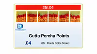 EKODENTO GUTTA PERCHA POINT 4% -#25 - Master