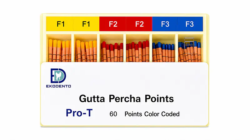 EKODENTO GUTTA PERCHA POINT- (ASSORTED PACK) #F1-F3 - Master