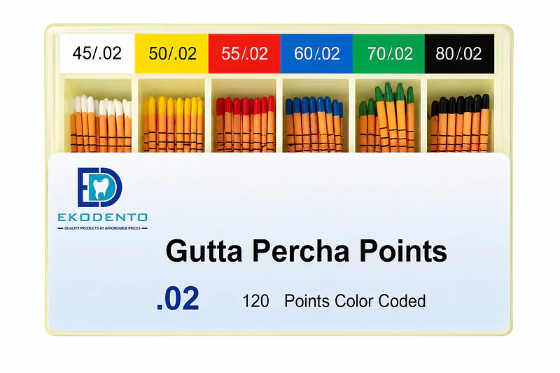 EKODENTO GUTTA PERCHA POINT 2% -#(45-80) - Master