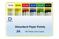 EKODENTO ABSORBENT PAPER POINT 4%-ASSORTED #(15-40) - Master