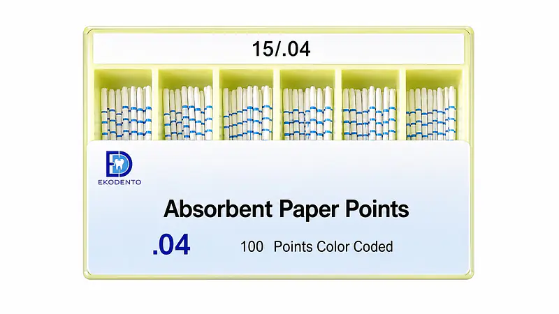 EKODENTO ABSORBENT PAPER POINT 4%-#15 - Master