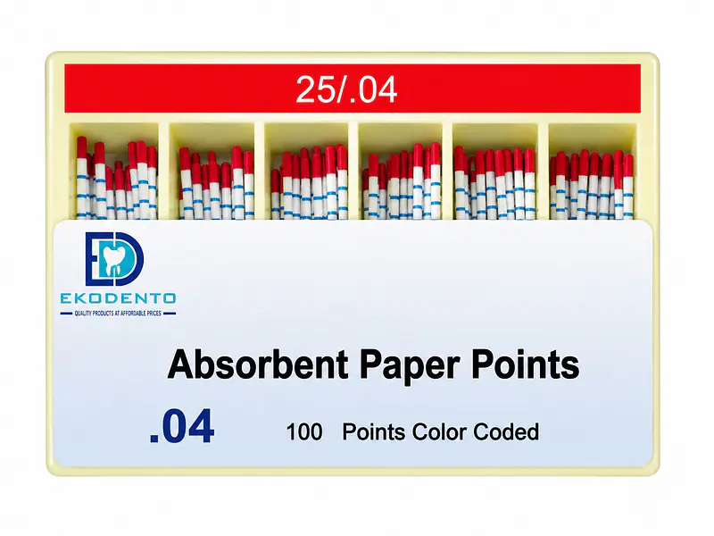 EKODENTO ABSORBENT PAPER POINT 4%-#25 - Master