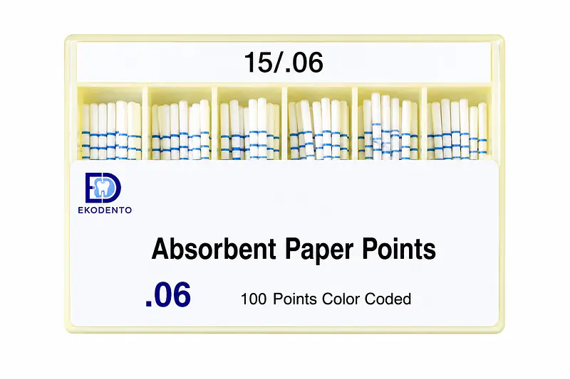 EKODENTO ABSORBENT PAPER POINT 6%-#15 - Master