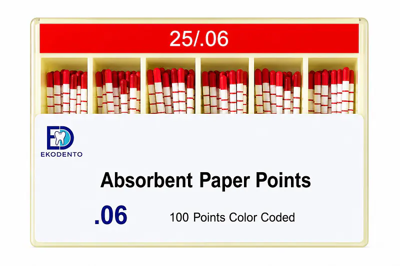 EKODENTO ABSORBENT PAPER POINT 6%-#25 - Master
