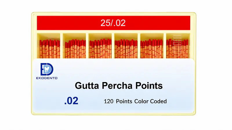 EKODENTO GUTTA PERCHA POINT 2% -#25 - Master