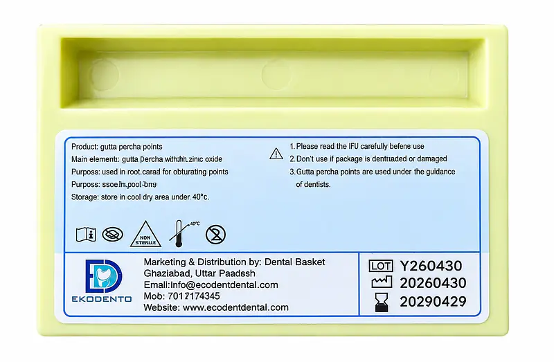 EKODENTO GUTTA PERCHA POINT 2% -#35 - Master
