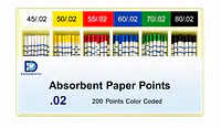 EKODENTO ABSORBENT PAPER POINT 2%-ASSORTED #(45-80) - Master
