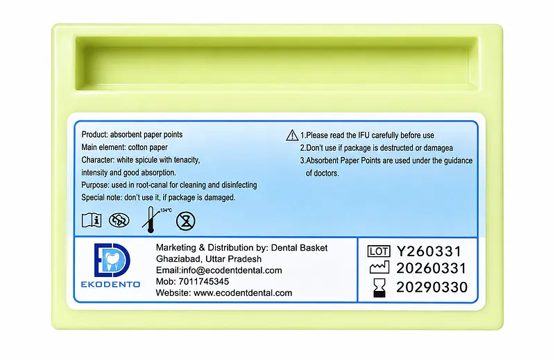 EKODENTO ABSORBENT PAPER POINT 2%-#20 - Master