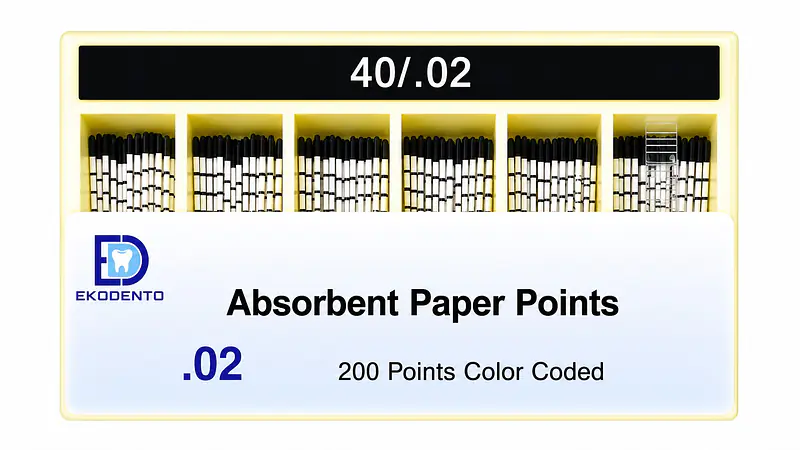 EKODENTO ABSORBENT PAPER POINT 2%-#40 - Master