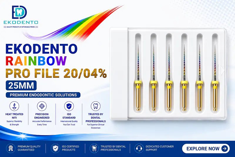 EKODENTO RAINBOW PRO FILE 4% -20/04% (25MM) - Master