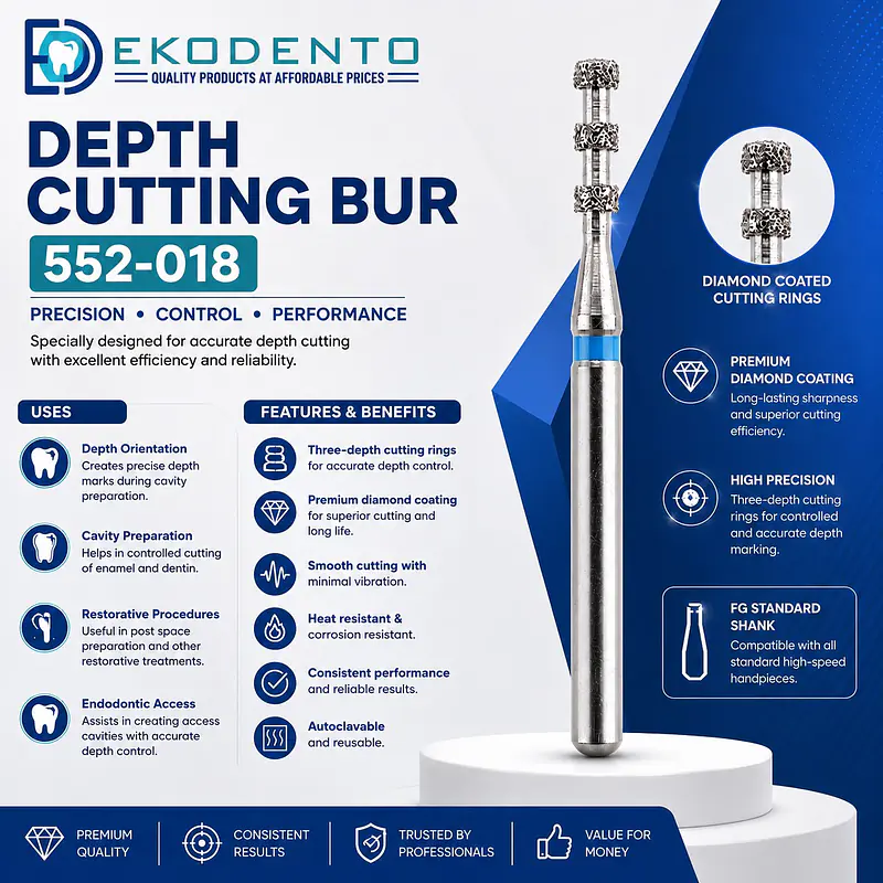 Depth Cutting 552-018 bur - Set of 5 pcs - Master