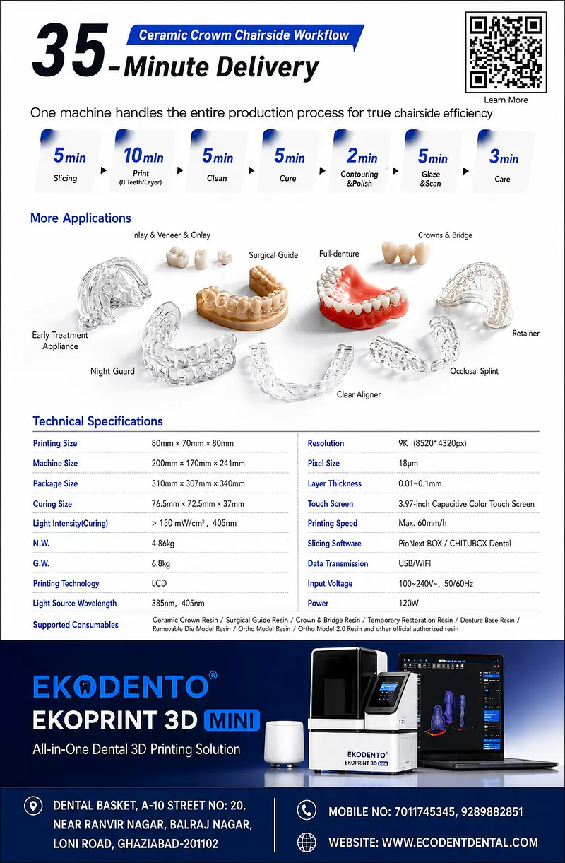 EKODENTO EKOPRINT 3D ALL IN ONE PRINTER - Master
