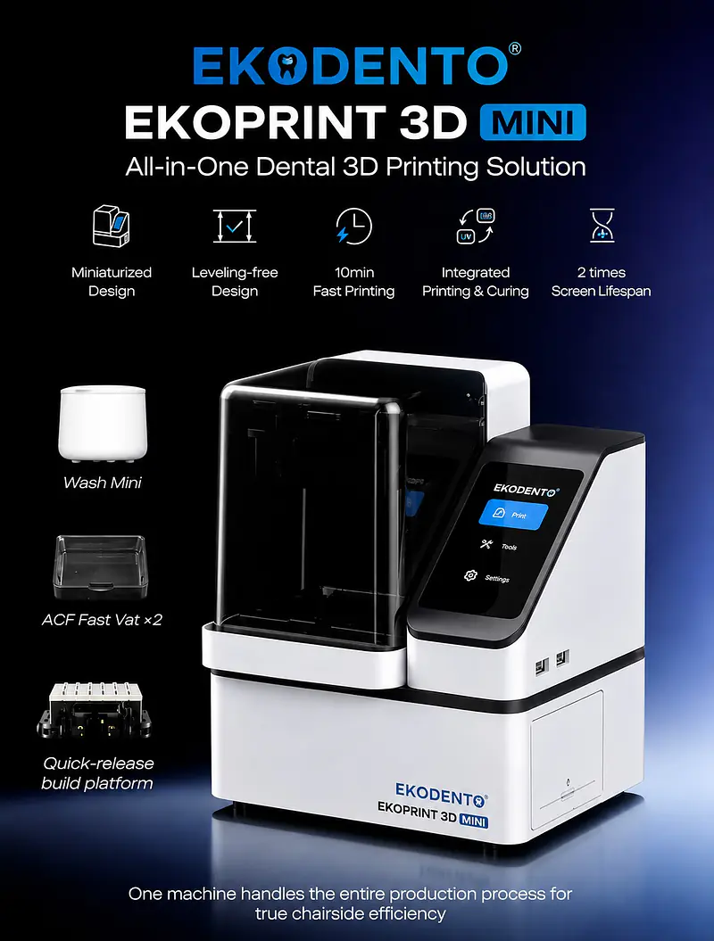 EKODENTO EKOPRINT 3D ALL IN ONE PRINTER - Master