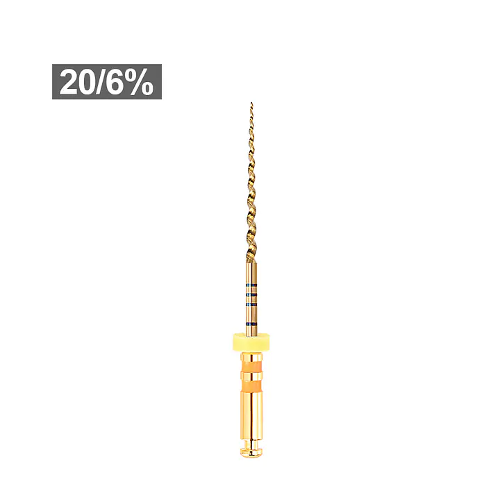 Ecoflex Pro Files | #20 | Yellow | 6% | 25mm - Master