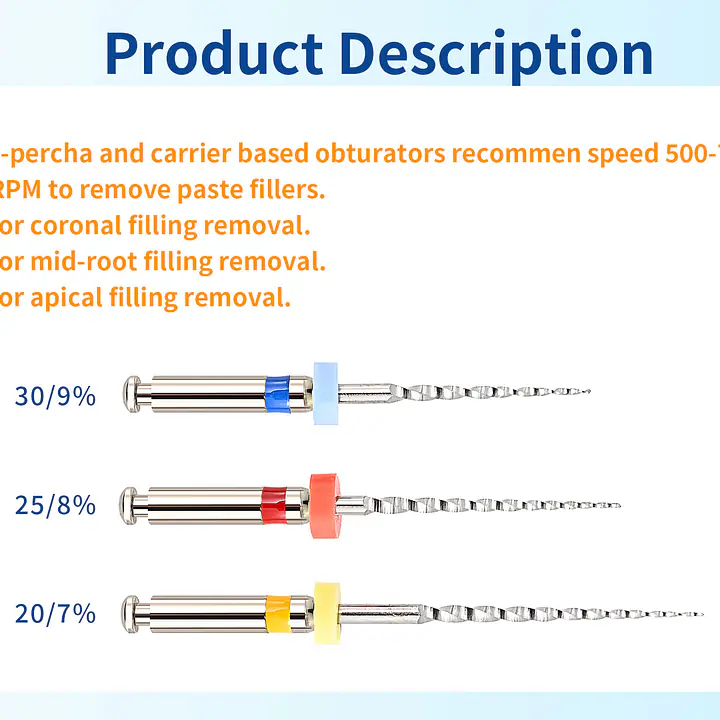 Ecoflex Retreatment Assorted Files | 22mm - Master